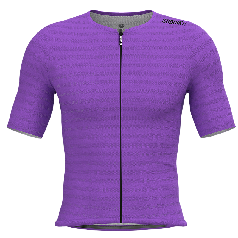 Camisa Ciclismo Elite On, Ziper full, Lilas