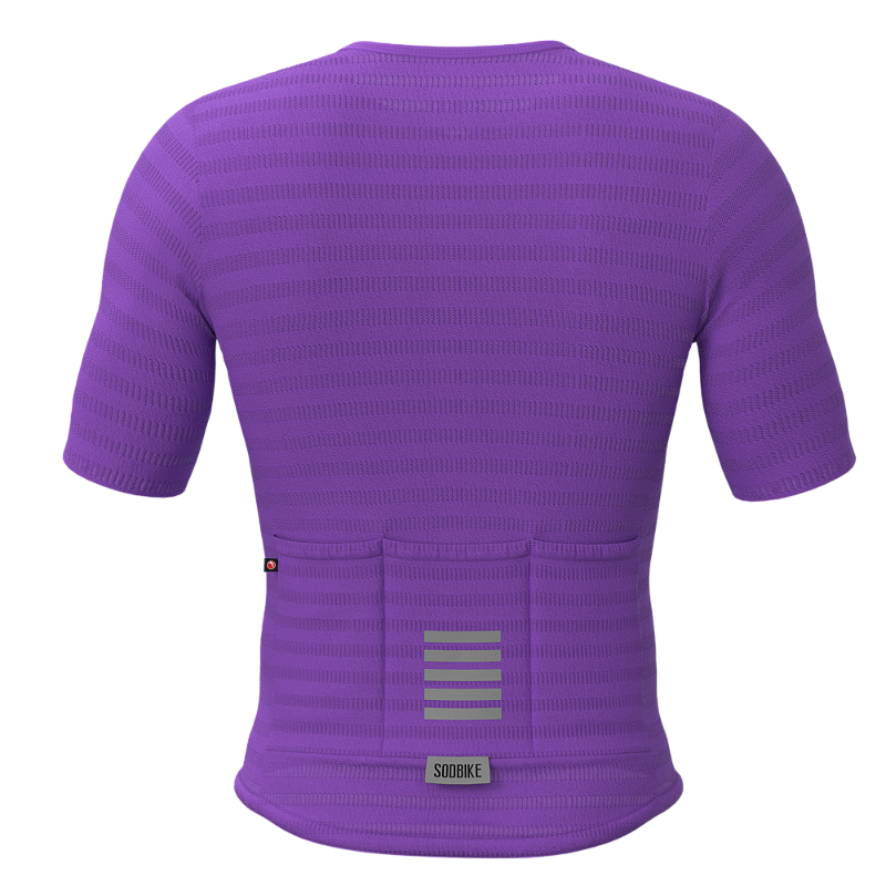 Camisa Ciclismo Elite On, Ziper full, Lilas