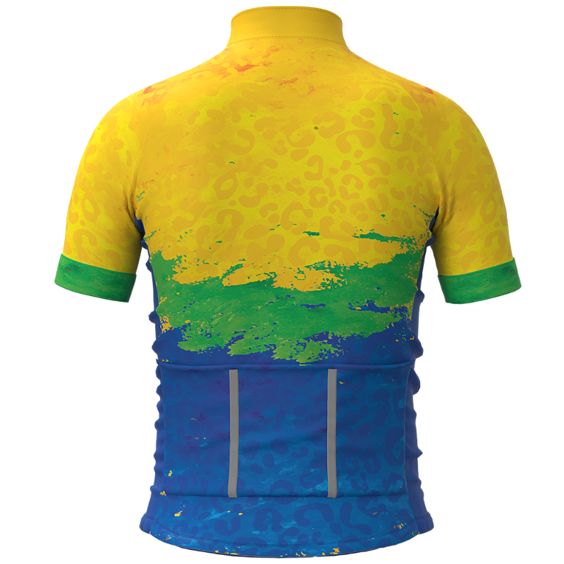 CAMISA CICLISMO INFANTIL SÓDBIKE, PROTEÇÃO SOLAR 20, ZIPER FULL, BRASIL