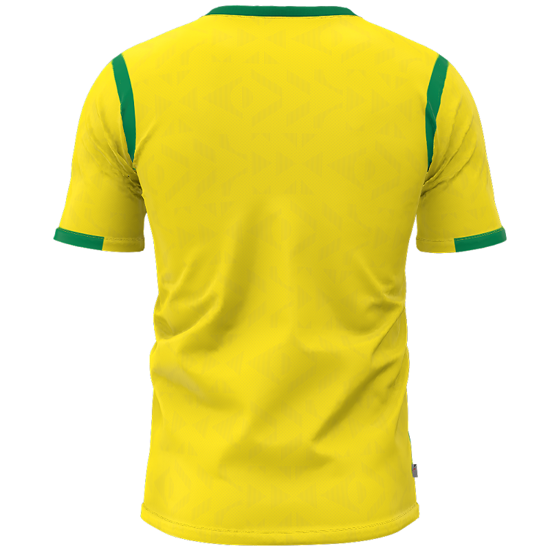 Camiseta Casual 2026 Brasil Amarela