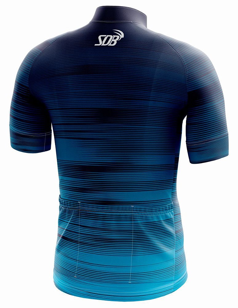 CAMISA CICLISMO MASCULINA SÓDBIKE DRY, PROTEÇÃO SOLAR 20, ZIPER CURTO
