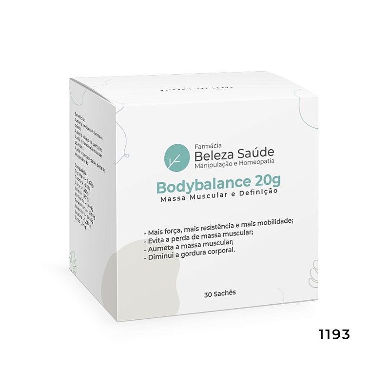 Bodybalance 20g Massa Muscular e Definição - 30 doses