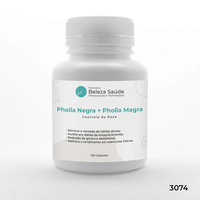 Pholia Negra + Pholia Magra - Controle do Peso - 120 Cápsulas