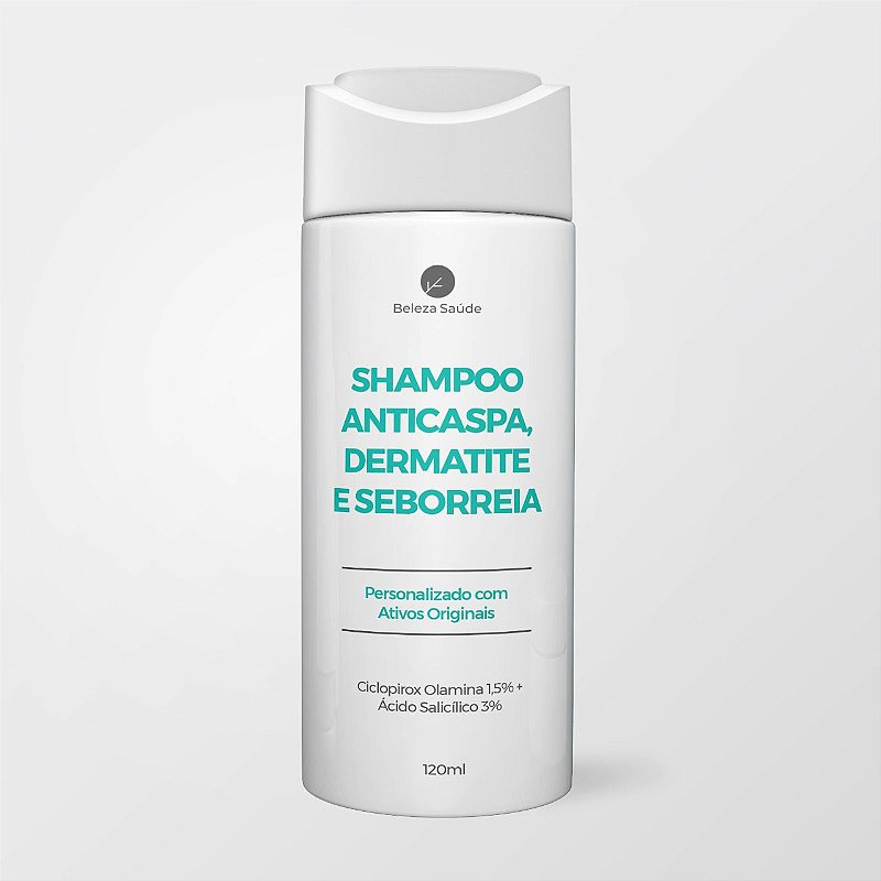 Shampoo Ciclopirox + Salicílico : Anticaspa Seborreia 120ml