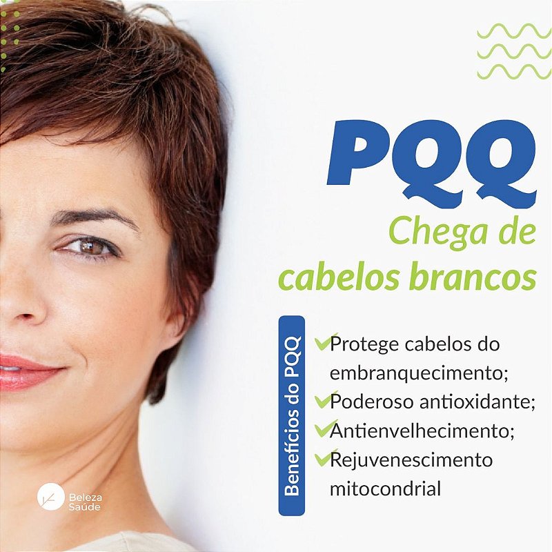 Pqq Pirroloquilonina Quinona 5mg : 60 Cápsulas