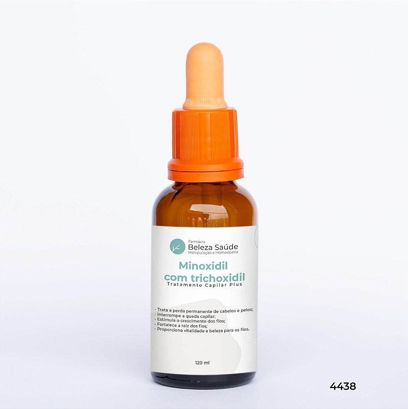Minoxidil com trichoxidil : Tratamento Capilar Plus 120ml