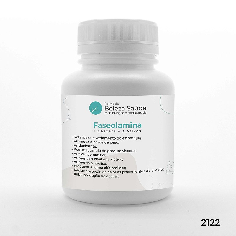 Faseolamina + Cascara + 3 Ativos - Modulação Corporal