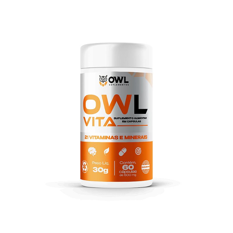 Multivitamínico - 60 Cápsulas - OWL Vita
