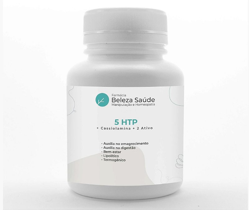 5 HTP + Cassiolamina + 2 Ativos - Termogênico