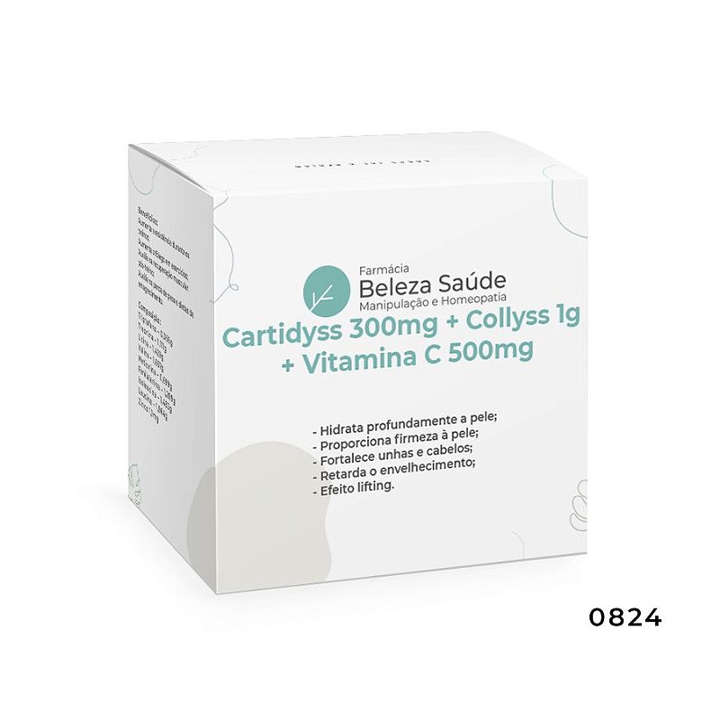 Cartidyss 300mg + Collyss 1g + Vitamina C 500mg