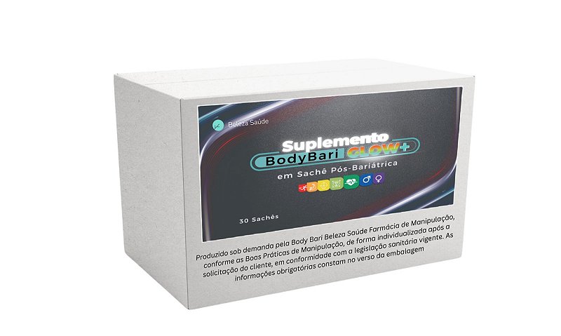 Body Bari Glow+ | Suplemento Max Pós Bariátrica Sachês