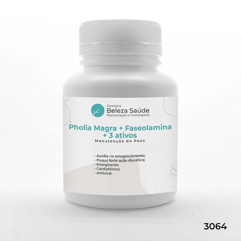 Pholia Magra + Faseolamina + 2 Ativos - Manutenção do Peso