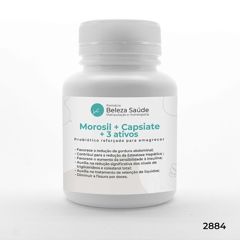 Morosil + Capsiate + 3 Ativos - Diurético e Antioxidante