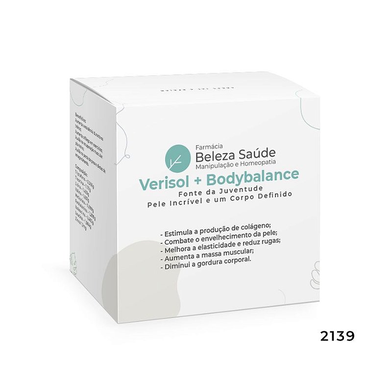 Fonte da Juventude Pele Incrível e um Corpo Definido : Verisol + Bodybalance