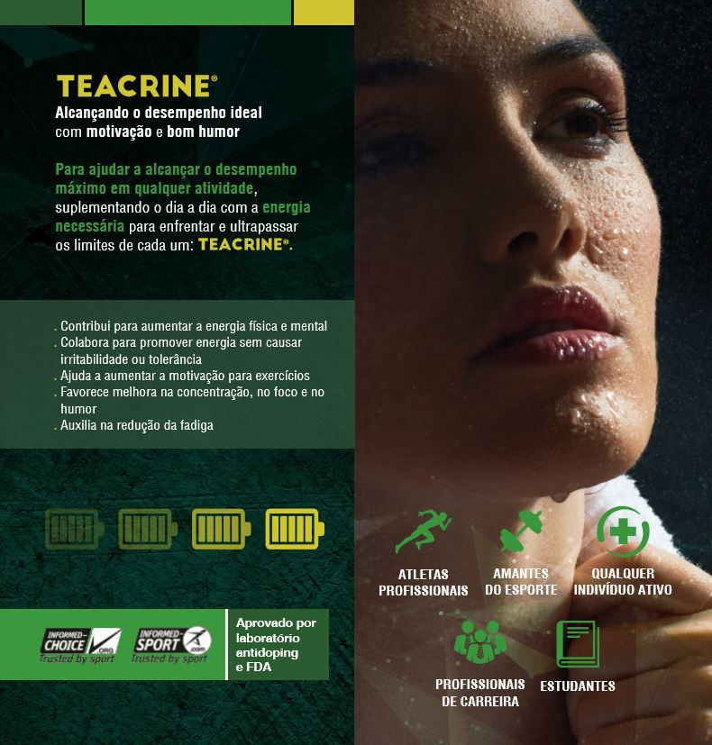 Teacrine 220mg 60 Cápsulas + Tribullus Terrestris 800mg 60 Cápsulas : 2 Suplementos - Potência, Força, Estimulante