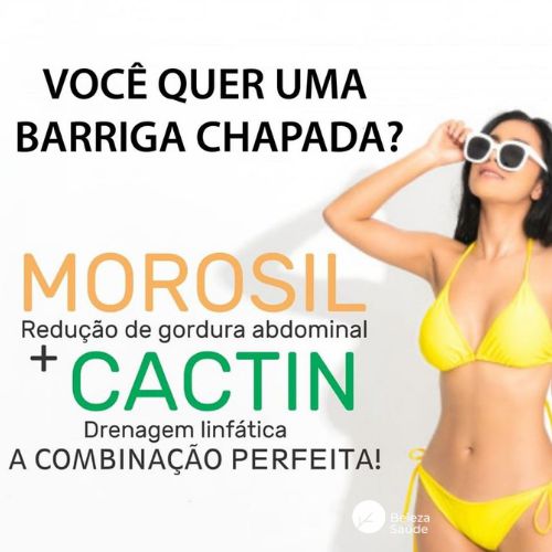 Morosil 500mg + Cactin 500mg Redução de Medidas