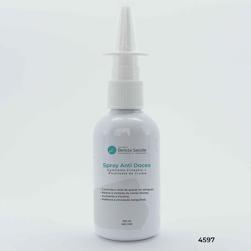 Spray Anti Doces : Gymnema Silvestre + Picolinato de Cromo