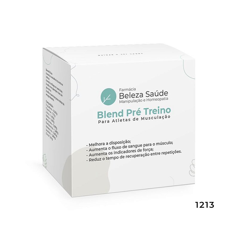 Blend Pré Treino para Atletas de Musculação