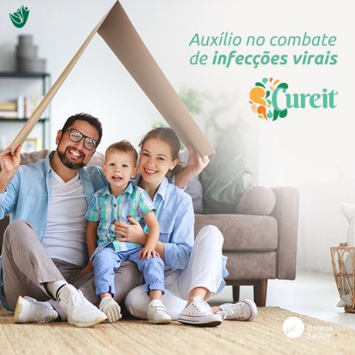 Cureit 250mg - Ação Anti-inflamatória e Auxílio no Combate de Infecções Virais