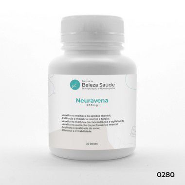 Neuravena 500mg Estimula a Memória - 30 doses