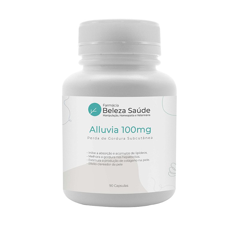 Alluvia 100mg  Perda de Gordura Subcutânea  90 doses