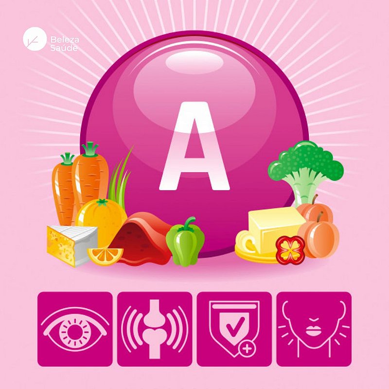 Vitamina A 1.000ui : 180 Capsulas
