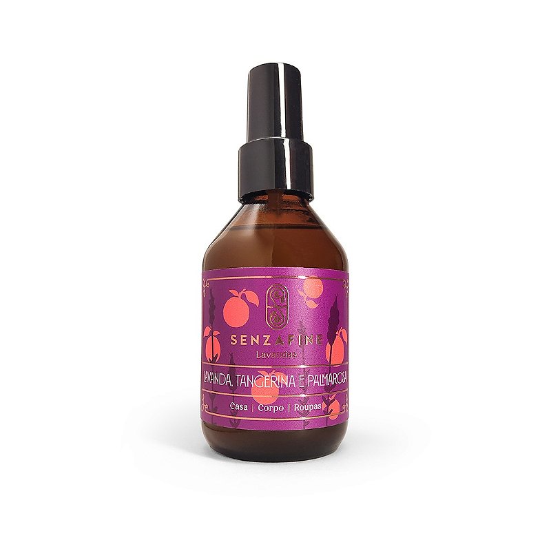 Aromatizador Natural Lavanda, Tangerina e Palmarosa (casa, corpo e roupas) - 120ml