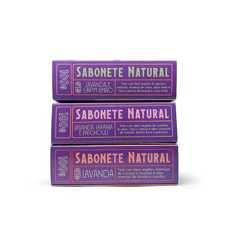Trio Sabonetes Naturais
