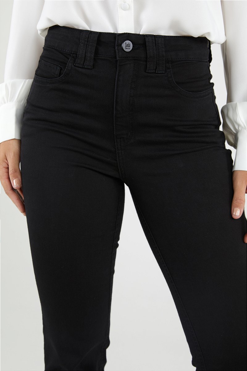 Calça Jeans Boot Cut Preta - Los Angeles