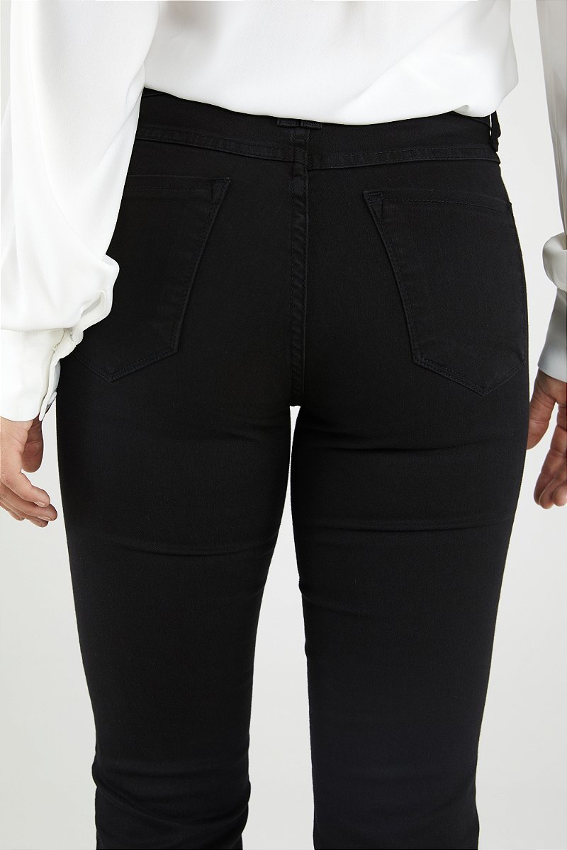 Calça Jeans Boot Cut Preta - Los Angeles
