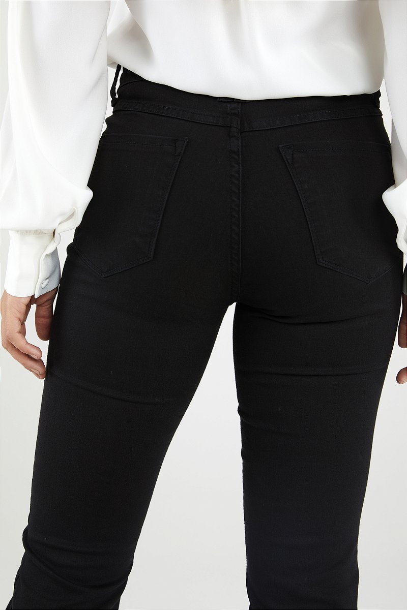 Calça Jeans Boot Cut Preta - Los Angeles