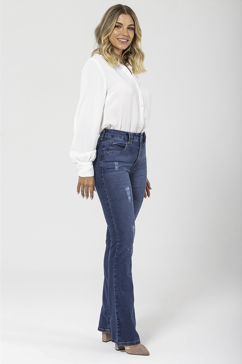 Calça Boot Cut Jeans - Nimegue