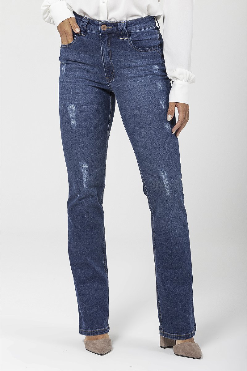 Calça Boot Cut Jeans - Nimegue