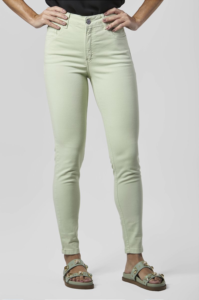 Calça Jeans Skinny Verde - Calgary
