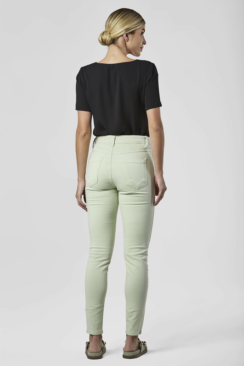 Calça Jeans Skinny Verde - Calgary