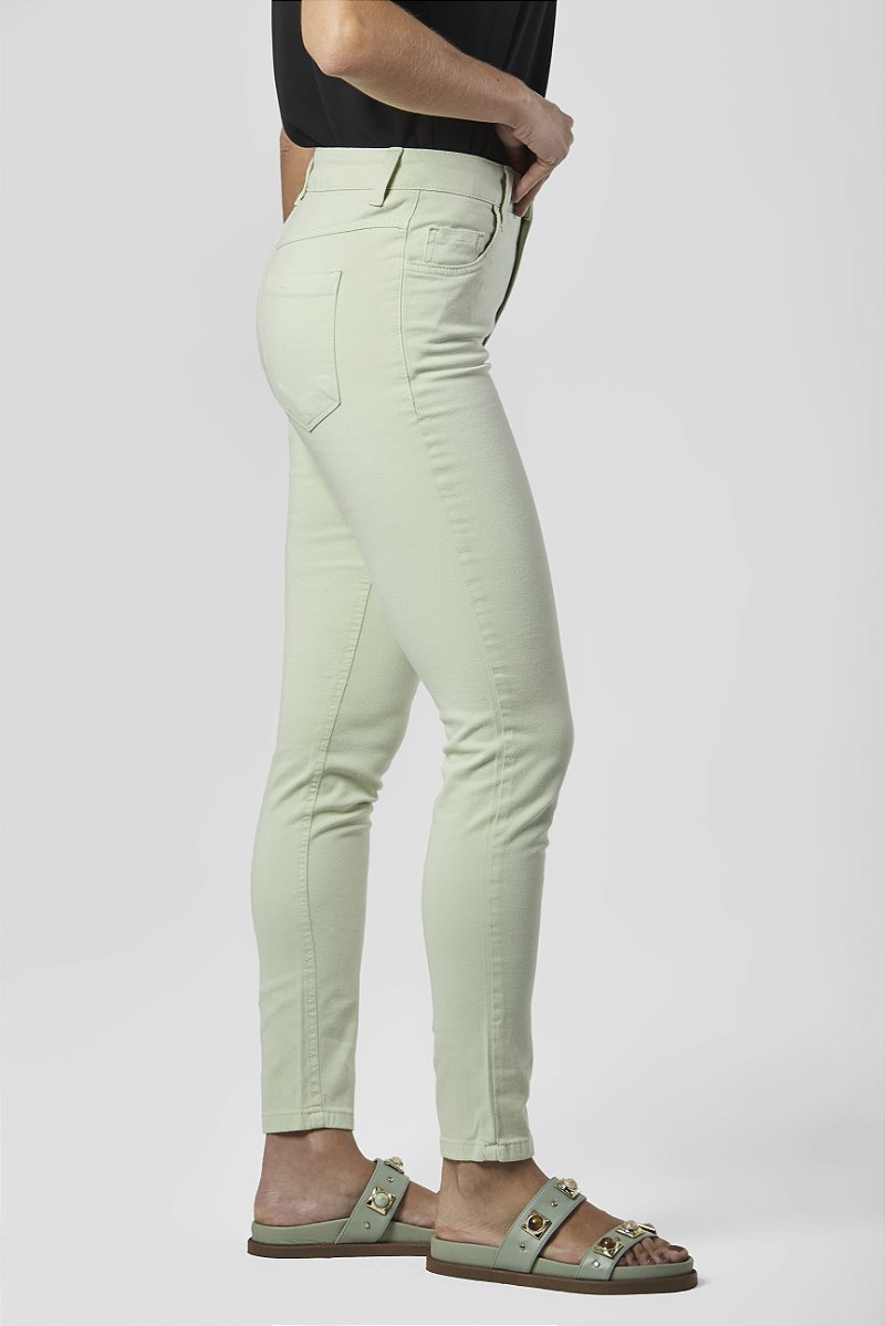 Calça Jeans Skinny Verde - Calgary
