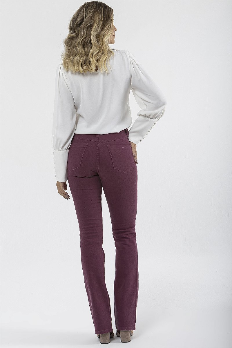 Calça Boot Cut Cereja - Halifax