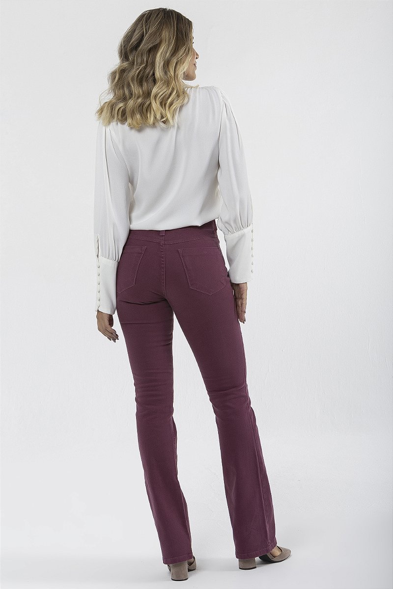 Calça Boot Cut Cereja - Halifax