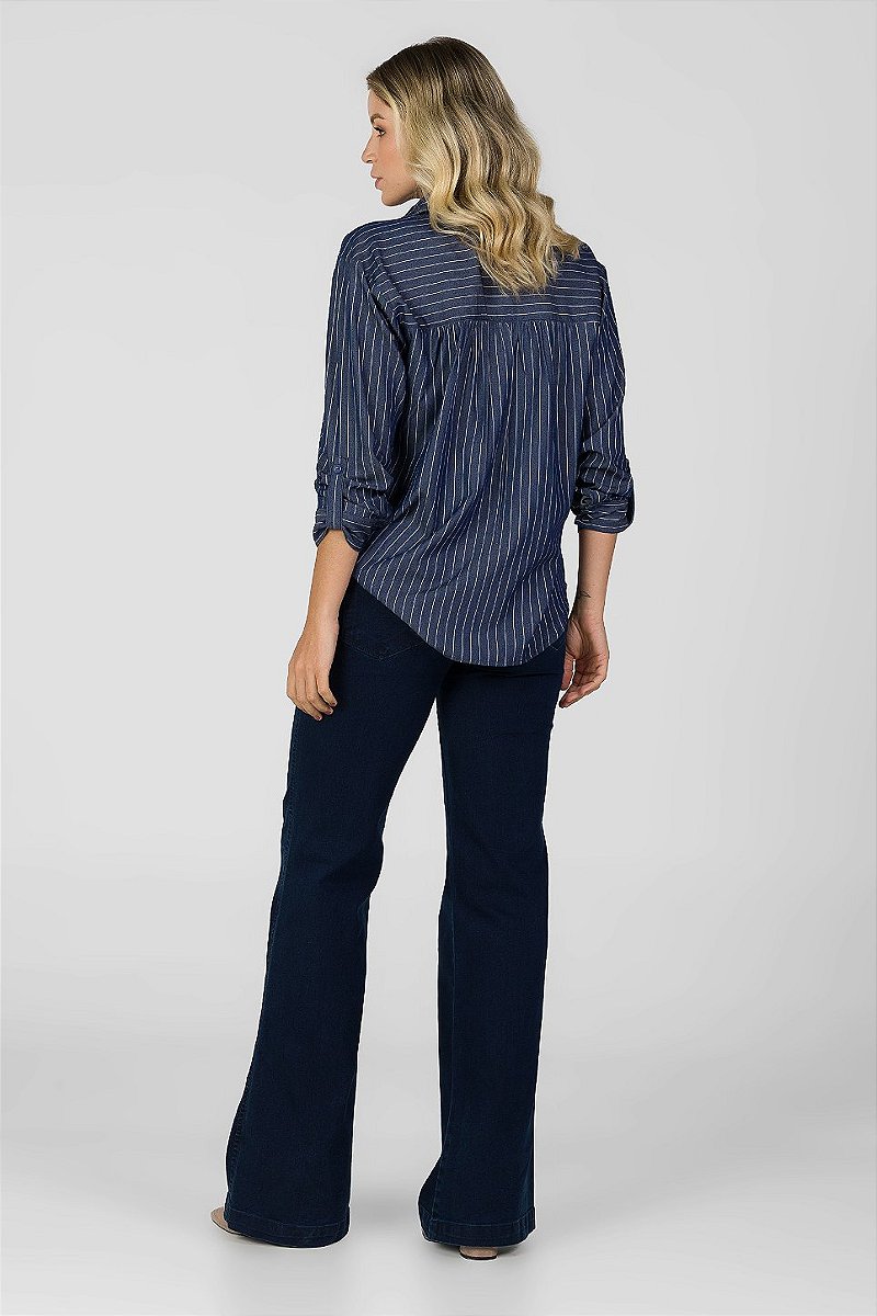 Calça Jeans Wide Leg - Lausanne