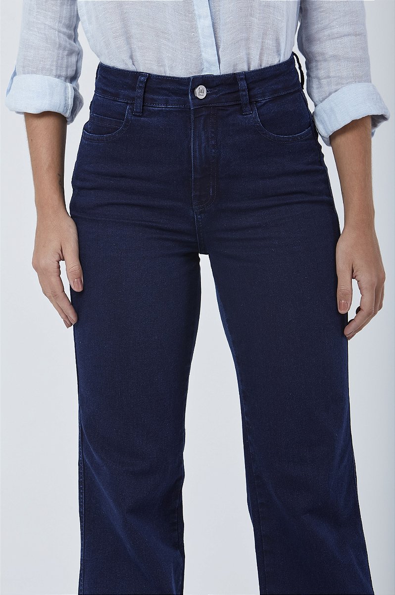 Calça Jeans Wide Leg - Lausanne