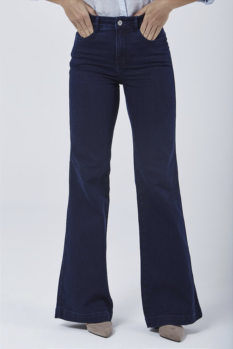Calça Jeans Wide Leg - Lausanne