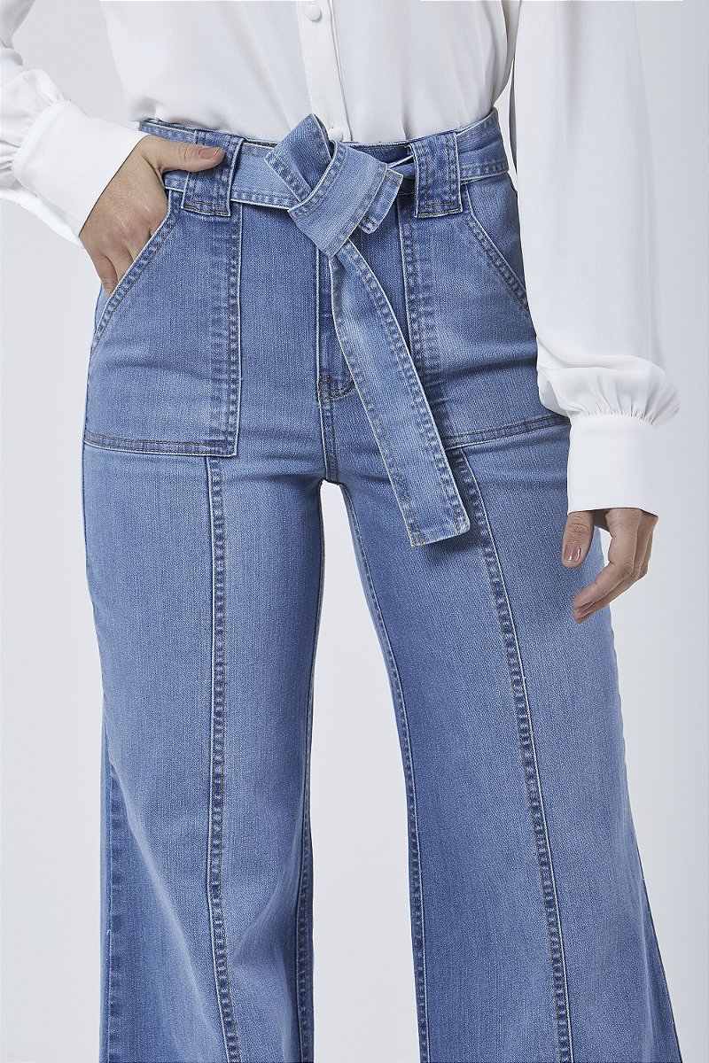 Calça Jeans Pantalona - Montreux