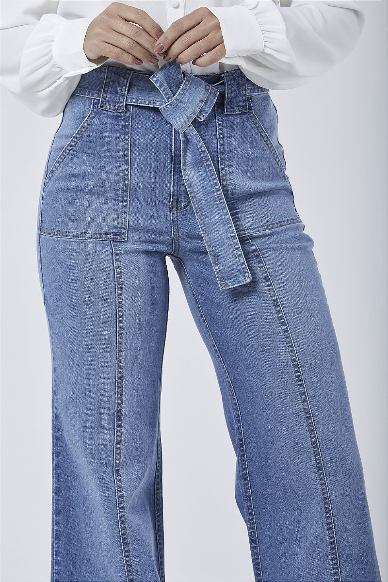 Calça Jeans Pantalona - Montreux