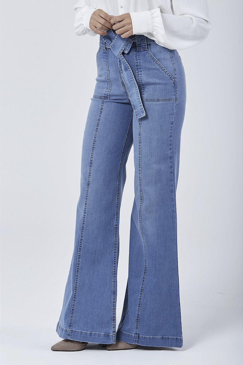 Calça Jeans Pantalona - Montreux