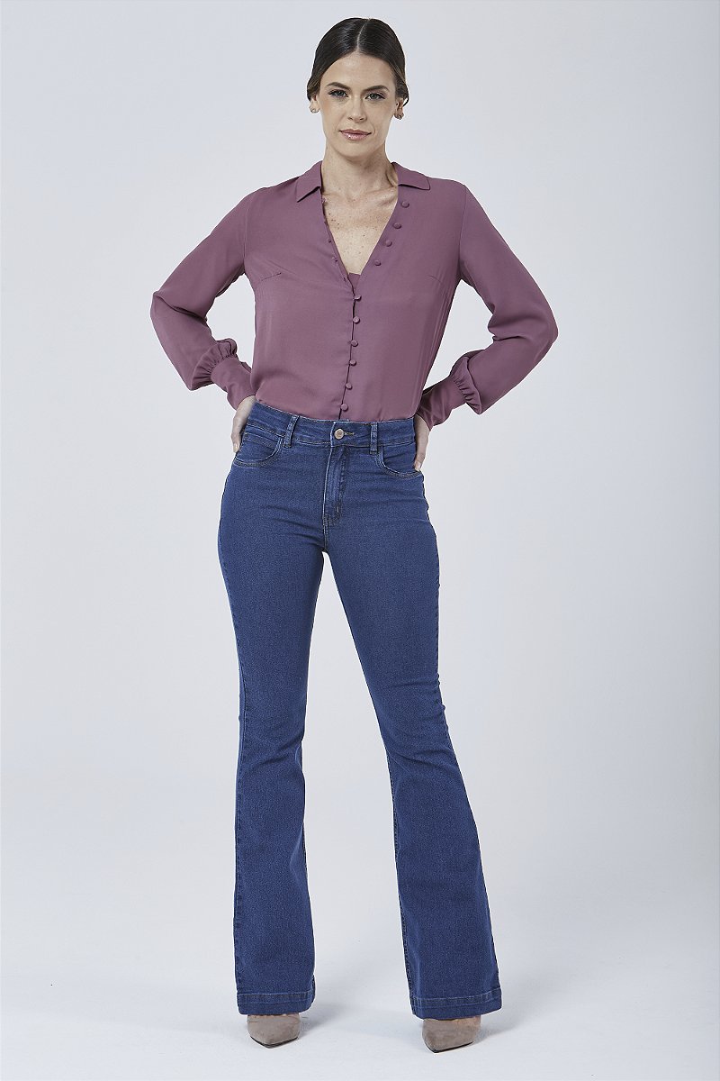 Calça Jeans Flare - Bienna