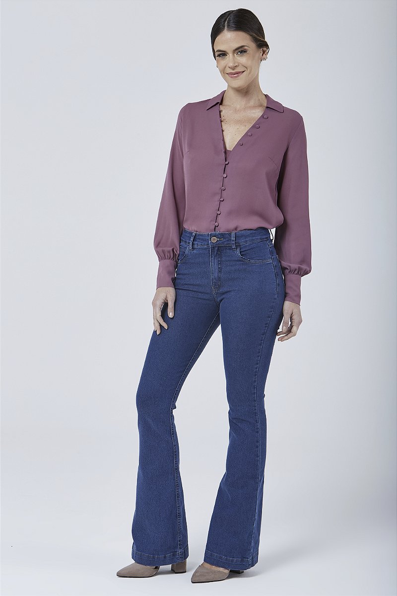 Calça Jeans Flare - Bienna