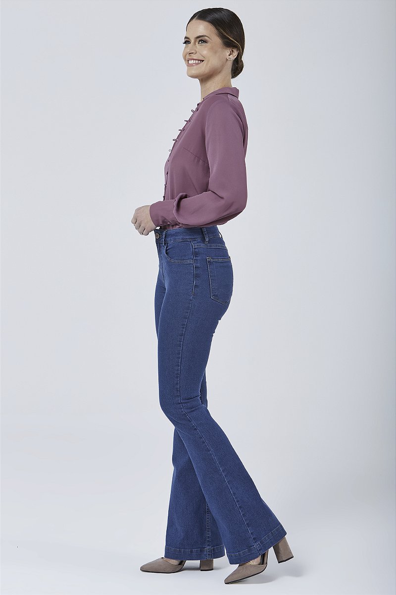 Calça Jeans Flare - Bienna