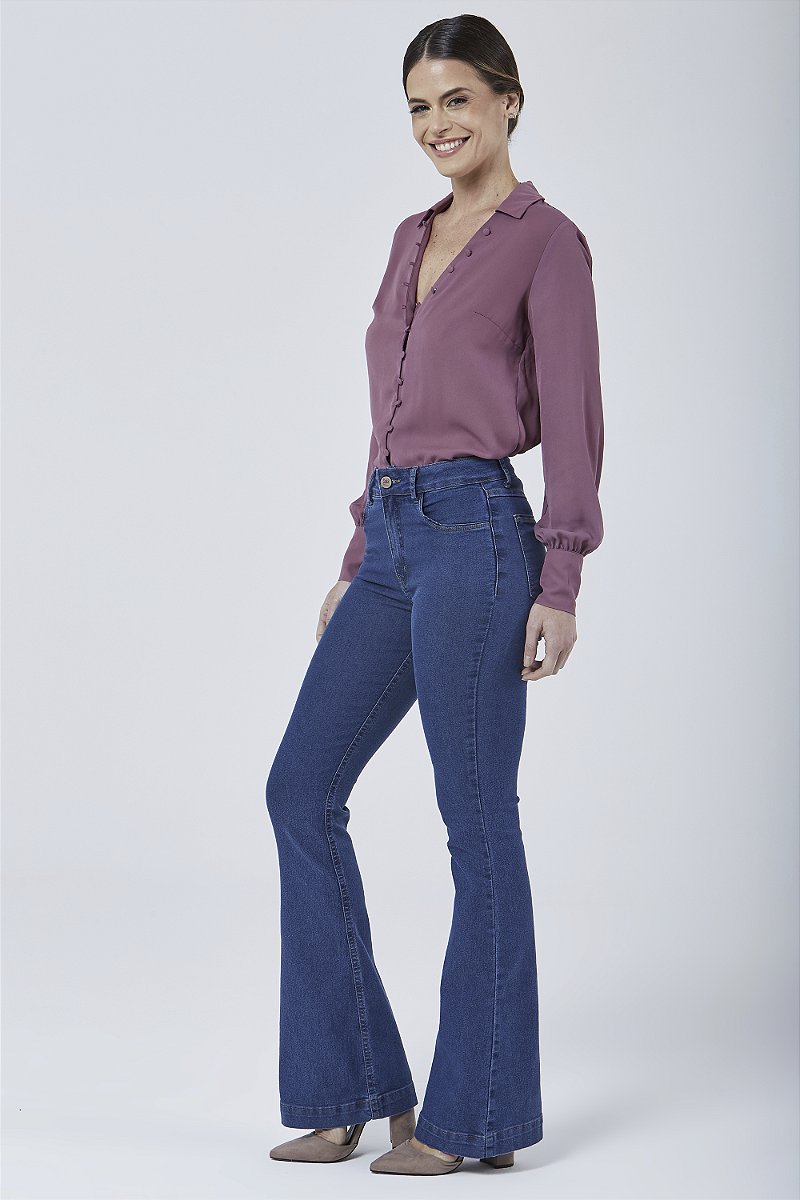 Calça Jeans Flare - Bienna