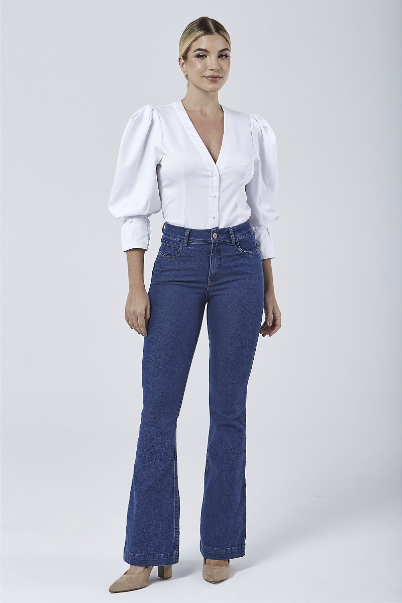 Calça Jeans Flare - Bienna