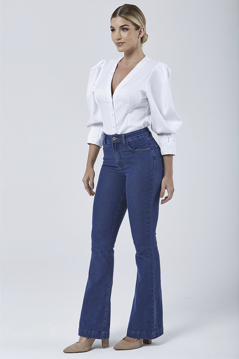 Calça Jeans Flare - Bienna